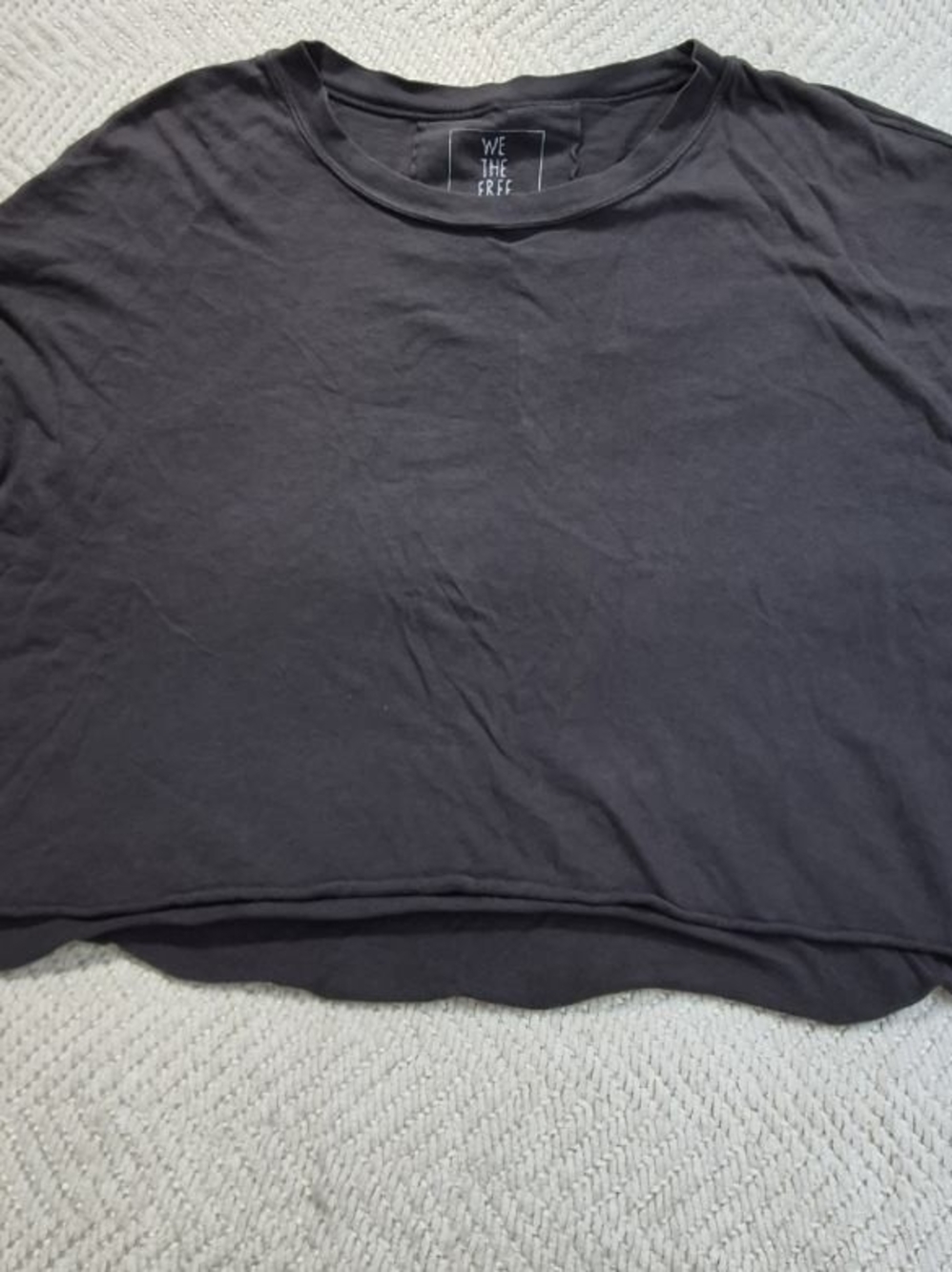 Free People We The Free TT Special Tee in charcoal/dark gray